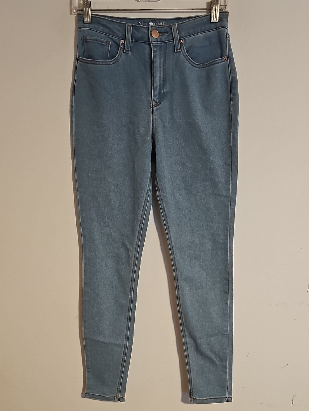 NOBO High-Rise Skinny Jeans in Medium Blue
